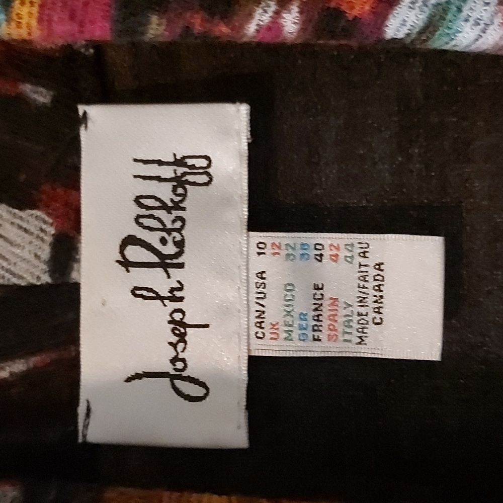 Joseph Ribkoff Multicolor Abstract Sweater - Picture 3 of 3